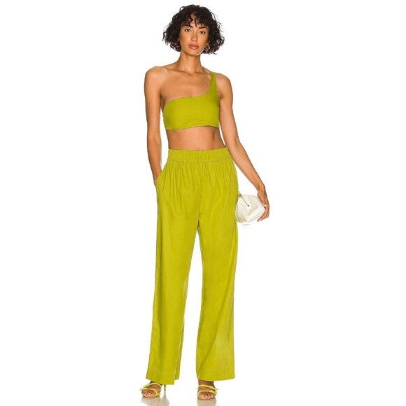 SWF Straight Leg Trousers Agave Green - Picture 1 of 4